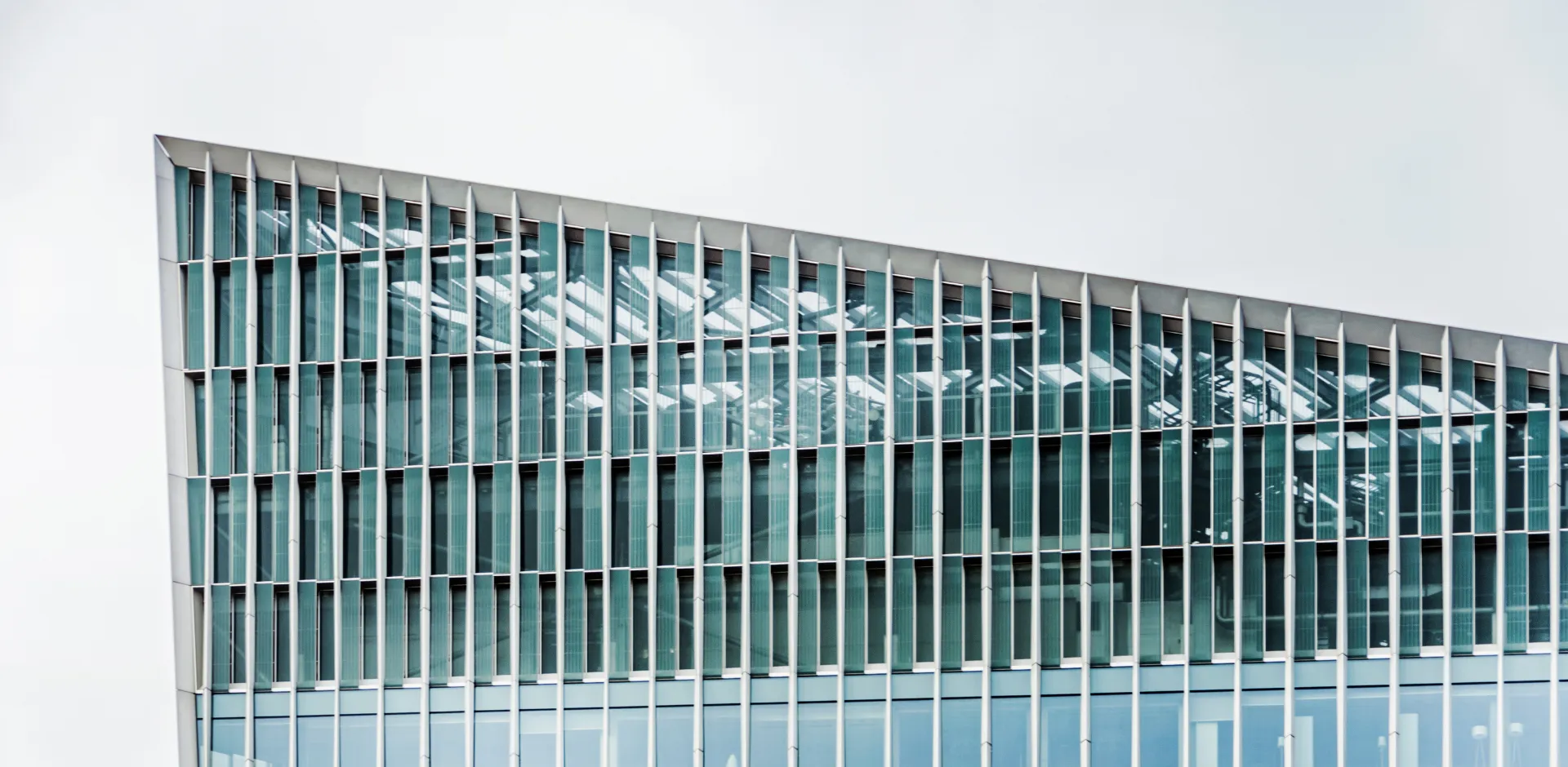 Modern Glass Building Facade